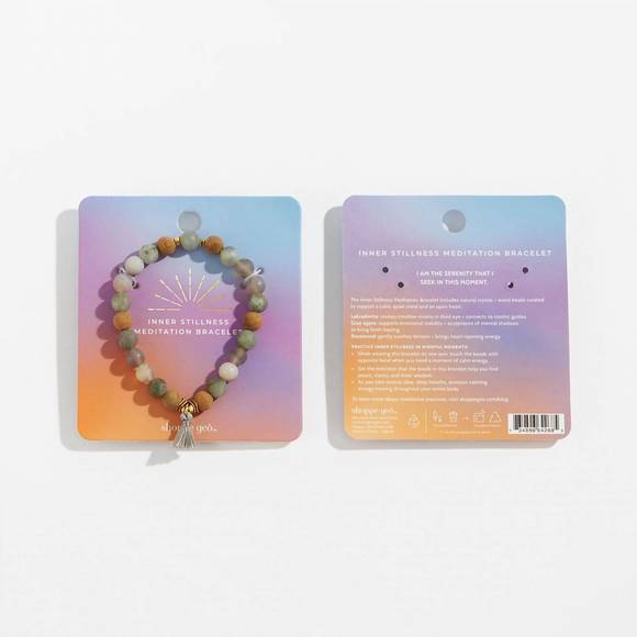 NEW GEOCENTRAL women's inner stillness meditation bracelet in multi - Picture 2 of 2